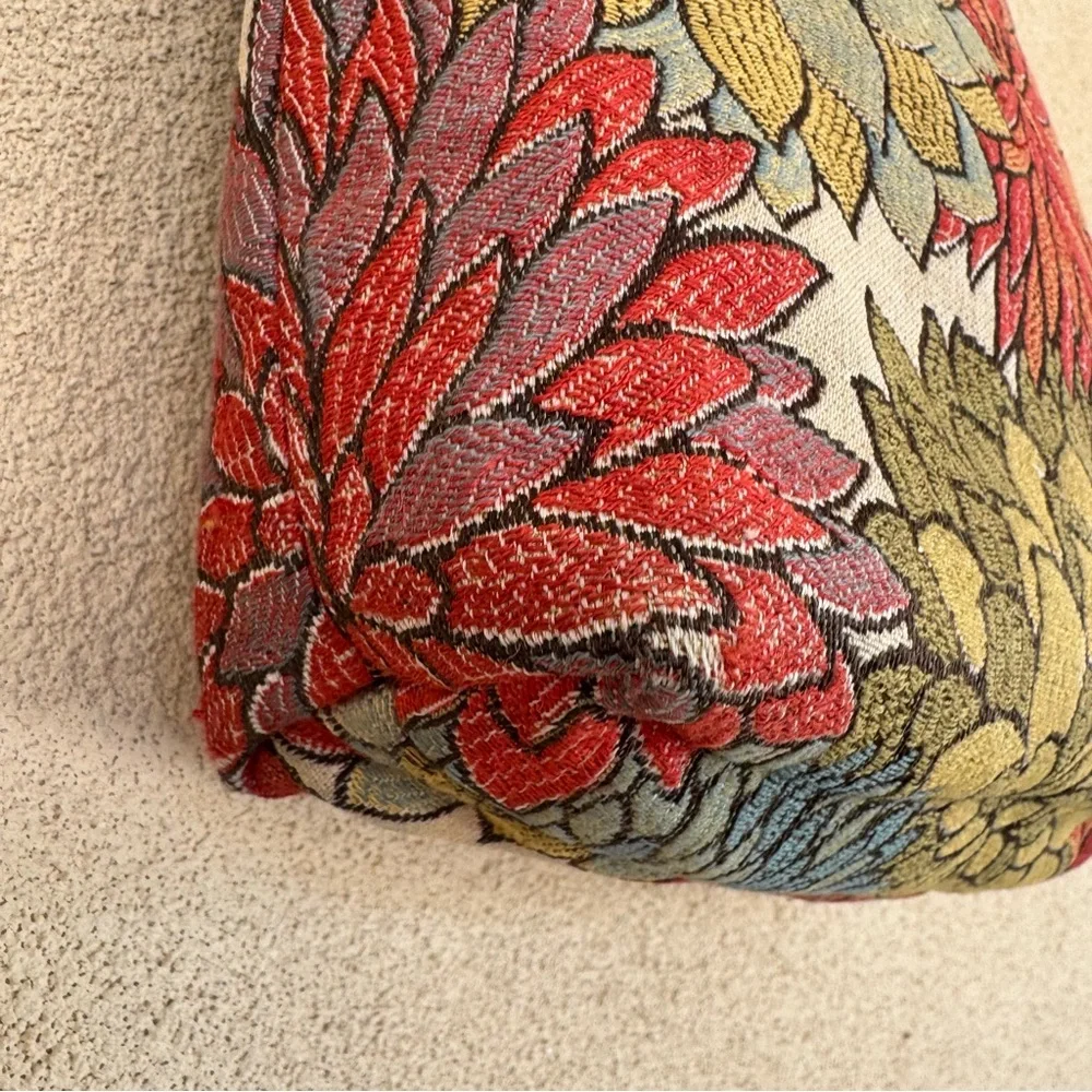 VTG Danny K Beverly Hills Tapestry Fall Floral Crossbody Bag | Made in USA 🇺🇸
